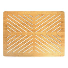 Oceanstar Bamboo Floor and Bath Mat with Non-Slip Rubber Feet-Versatile and can serve many different purposes