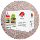 Sandtastik Floral Coloured Sand, 10 lb (4.5 kg) Box, Light Silver-Coarse grain with natural sparkle throughout