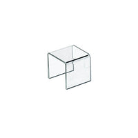 Azar Displays 2.5"W x 2.5"H x 2.5"D Acrylic Riser, 4 Pack (515328)-Made from 1/10" thick clear acrylic