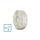 METO Pricing Label 9517185 (26x16mm - 6000 Labels - Multipurpose Adhesive - for METO 2026 Price Guns) 6 Rolls - White-Adhesive - A5 permanent multi-purpose and for applications in cold rooms and freezing, Resistant to temperatures from -40°C to +60°C