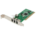 StarTech PCI 1394a FireWire Adapter Card, 3 External 1 Internal, 4 Port-A shared internal FireWire port for connecting internal devices such as front panel card readers