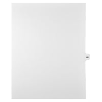 Mark Maker Legal Tabs - Letter Size - White - 1/15th cut - 25 tabs per package - 5 packages Pack - Number 189-White Single Tabs