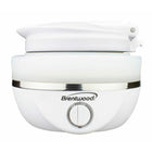 Brentwood Collapsible Travel Kettle - 0.8L - White-Concealed Heating Element