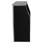 Flash Furniture 4' Black Marble Laminate Foldable Bar-Black Marble Laminate Finish