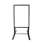 Futech Outdoor Wind-Resistant Sign Holders, 24"W x 36"H, Black (RS001)-Black Powder Coated
