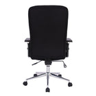 TygerClaw High Back PU Leather Office Chair (TYFC22015)-Heavy duty chromed steel base with durable multi-surface dual wheel casters