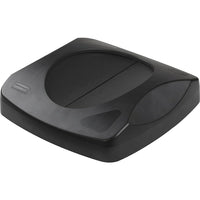 Rubbermaid Untouchable Swing-Top Lid, Black-Sleek design for a professional look