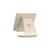 Rain Design mStand tablet plus Tablet Stand, Gold (10054)-Angle-adjustable stand ensures you get the precise viewing angle you need (10 to 50-degrees)