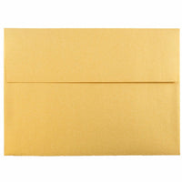 JAM Paper A7 Invitation Envelopes, 5.25 x 7.25, Stardream Metallic Gold, 50 Pack (GCST708I)-Gold stardream metallic envelope