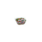 Square Polyethylene Bowl Combo, 24 oz., Clear, 150 Pack-Clear