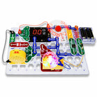 Elenco 9SCA200 Snap Circuits: Arcade Kit-Unlike traditional electronic kits, no soldering or tools required! The number and color-coded pieces come together in a snap on the included plastic grid. Structured like a building block toy and hands-on from start to finish, Snap Circuits kits are the best way to foster a life-long love of circuitry and building in any child! Batteries required