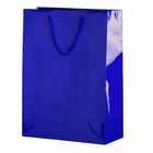 Jam Paper Gift Bags with Rope Handles - X-Large - 12 1/2" x 17" x 6" - Blue Glossy - 100 Pack-Our giftbags are made from thick 85 lb cardstock that has a smooth matte paper finish and feature a soft rope handle with a blank gift tag