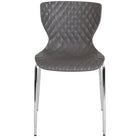 Flash Furniture Lowell Contemporary Design Grey Plastic Stack Chair-Set of 4 Multipurpose Stack Chairs