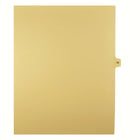 Mark Maker Legal Tabs - Letter Size - Buff - 1/15th cut - 25 tabs per package - 5 packages Pack - Number 52-Buff SingleTabs