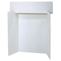 Pacon Presentation Board Headers, White, 36" x 9.5", Pack of 12 Boards-Made to fit on top of Pacon Presentation Boards