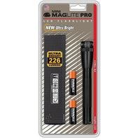 Maglite Mini LED 2-Cell AA PRO Flashlight, Black (SP2P01H)-Durable aluminum alloy case