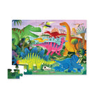 Crocodile Creek Dino Land Puzzle - 36 Pieces-Puzzle pieces are made of strong, high-quality board that will not tear or break. Printed with soy-based inks.
