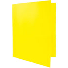 JAM Paper Plastic POP School Two Pocket Folders, Yellow, 12 Pack (382Eyeg)-4