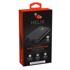 Helix 10,000 mAh Power Bank with Dual USB-A Ports-LED lights indicates battery percentage