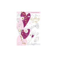 MillBrook Studio Greeting Cards/Envelopes - 5-3/8" W x 7-3/4" H - Colorful Hearts - 18 Pack-Card shop quality greeting cards