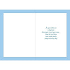 Rosedale 5-1/2" x 8" Boy Baby Baptism Greeting Cards And Envelopes, 12 Pack (15300)-Card shop quality greeting cards