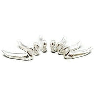 Elegance Swan Knife Rests, Silver-Plated, 6 Pack-Six knife rests