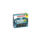Maxell Rewritable Compact Disks - 700 MB - 10 Pack-Music recording, storing digital photos and data archiving