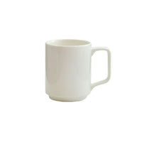 Tannex Fortis Stackable Mug - 14oz - White - 8 Pack-Durable porcelain coffee mug