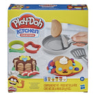 Play-Doh Kitchen Creations Flip 'n Pancakes Playset-Pretend Food Playset For Kids: Rise and shine, it's Play-Doh pancake time! This kitchen playset lets kids make and flip pretend pancakes with the toy skillet