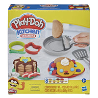Play-Doh Kitchen Creations Flip 'n Pancakes Playset-Pretend Food Playset For Kids: Rise and shine, it's Play-Doh pancake time! This kitchen playset lets kids make and flip pretend pancakes with the toy skillet