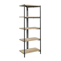 Sauder 422095 North Avenue Bookcase, Charter Oak-Engineered Wood & Metal Bookcase Charter Oak Finish