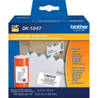 Brother DK1247 Large Shipping Labels - 4" x 6" - 180 Pack-4.07" x 6.4" Large Shipping White Paper Labels