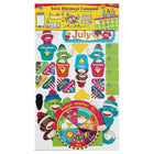 Trend Enterprises Calendar Bulletin Board Set, Sock Monkeys (T-8416)-Time span: 12 months