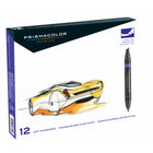 Prismacolor Premier Double Ended Markers - Assorted - 12 Pack (3620HT)-Dual tipped premium art markers, great for illustrations and other artwork