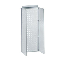 Azar Displays 8"W x 20.63"H Pegboard Powerwing in Translucent Clear (700359-CLR)-Includes Acrylic Sign Holder strip and two 4-1/2" W clear plastic side wings