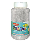 Charles Leonard Glitter, Silver, 3 Pack (CHL41145)-16oz bottle