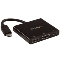 StarTech USB-C to 4K HDMI Multifunction Adapter with Power Delivery and USB-A Port, Black (CDP2HDUACP)-Add an additional display with this UHD 4K capable USB-C video adapter