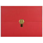 St. James Document/Certificate Holders - Gold Award Seal with Single Gold Ribbon - Red - 5 Pack-Add ceremony, elegance and sincerity to the act of giving recognition