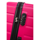 TOSCANO OPPORTUNA 20" Hardside Carry On Luggage - Fuschia-Detachable Dual Glide Tech Wheel System