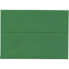 JAM Paper 4bar A1 Envelopes, 3.63 x 5 1/8, Brite Hue Christmas Green Recycled, 250 Pack (15811H)-Green brite hue recycled envelope