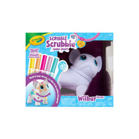 Crayola Scribble Scrubbie Jumbo Pet -SCRIBBLE SCRUBBIE PETS JUMBO: Features 1 Jumbo Scribble Scrubbie pet that can be posed, and 5 Washable Markers to colour with!

