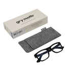 Gry Mattr Sociable BL Eco Blue Light Glasses - +2.50 -Provides blue light protection from all digital devices. Reduces eyestrain and eye fatigue