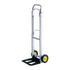 Safco Folding Hand Truck-14-gauge steel platform folds up for easy storage