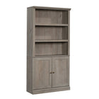 Sauder Miscellaneous Storage Bookcase With Doors - 5 shelves - 69.76" H - Mystic Oak (426418)-Standard - Mystic Oak - Engineered Wood