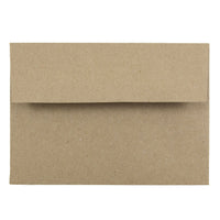 JAM Paper 4bar A1 Envelopes, 3.63 x 5 1/8, Brown Kraft Paper Bag Recycled, 1000 Pack (LEKR900SFB)-Brown