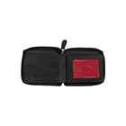 Champs Black Label Leather RFID Zip-Around Wallet, Black-6 credit card slots