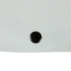 JAM Paper Plastic Portfolio with Snap Closure, Medium, 10 x 12.5 x 0.75, Clear, 2 Pack (2000001g)-Portfolio closure: Snap