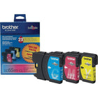 Brother LC65 Colour Ink Cartridges, High Yield, Combo Pack (LC653PKS)-Yields up to 750 pages total