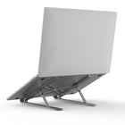 JCPal Xstand Portable Adjustable Compact Ergonomic Laptop Raiser Stand - Silver-X-Type design to help keep your laptop with better air circulation