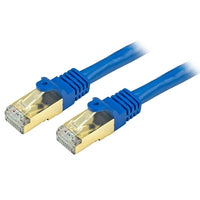 StarTech Cat6a Ethernet Patch Cable, Shielded, 5 ft, Blue (C6ASPAT5BL)-Protect your data against noise and EMI/RFI interference